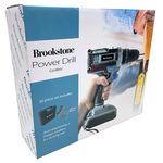 Brookstone 21V 30 Piece Cordless Power Drill Set with Carry Case