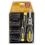 31 Piece Ratchet Screwdriver Wrench Set