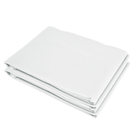 20' x 10' x 7' Greenhouse Replacement Walk-in PE Hot House Cover with 12 Windows Roll-Up & Zipper Door, White